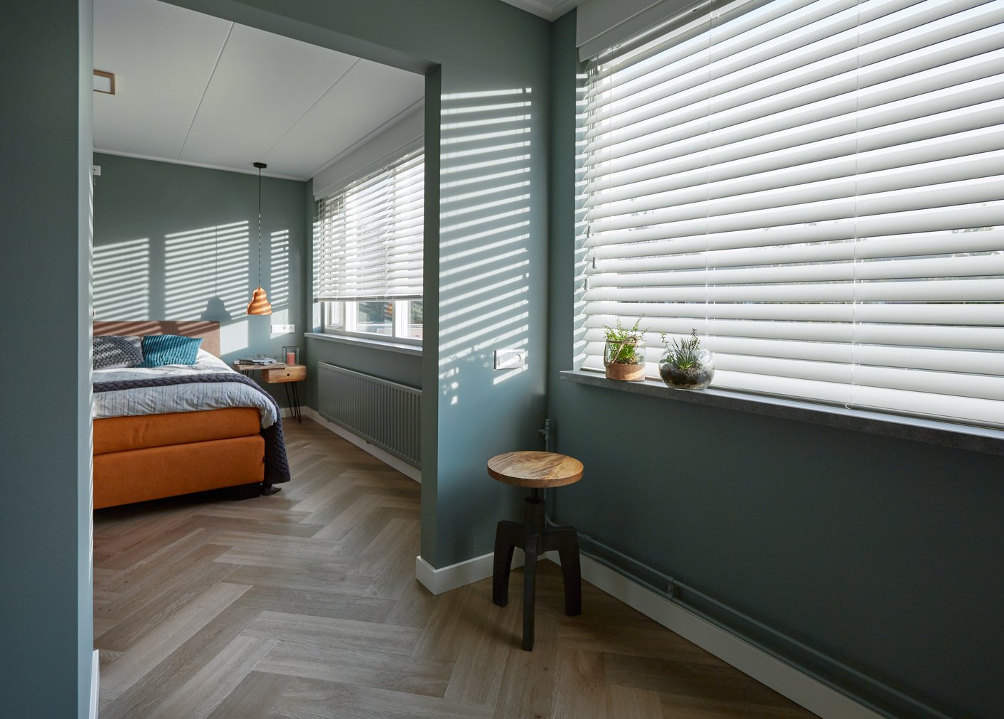 Grote slaapkamer indeling