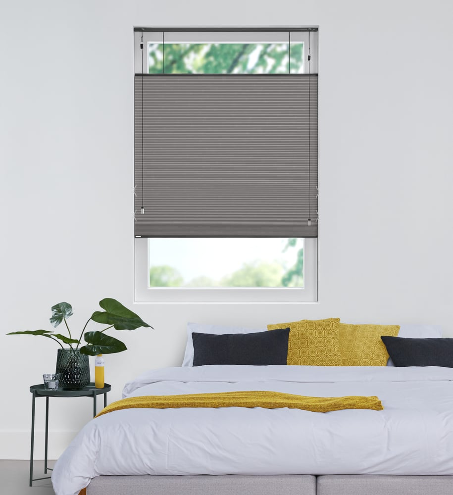 Energy - Plisségordijn - Steel Gray One Tone C4101T