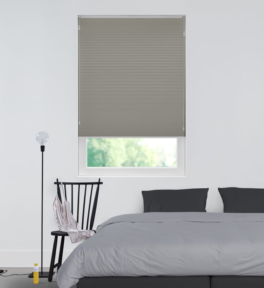 Basic - Plisségardin - Mouse Grey B6307