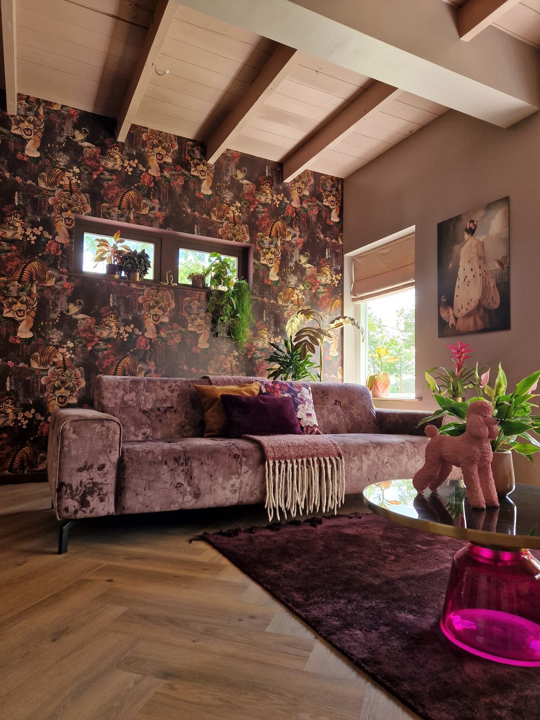 Kleurrijke bohemian interieur