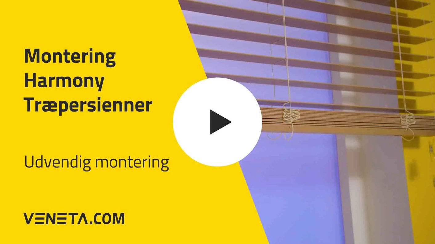 Monteringsvejledning Harmony udvendig montering