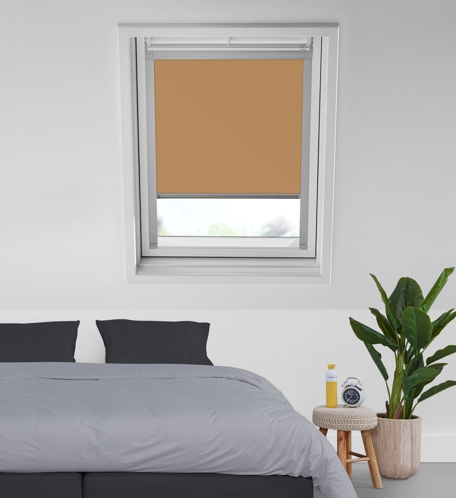Dakraam rolgordijn voor VELUX® - Roest VE0603