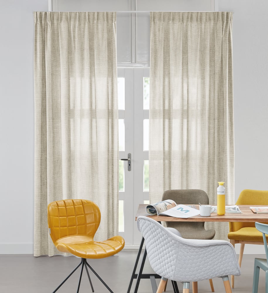 Semitransparent gardin - Paige Linnen VPAIG02