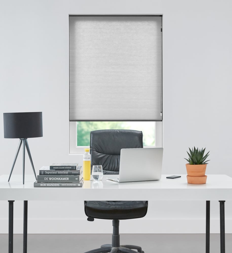Luxury - Plisségardin - Charcoal One Tone 7089