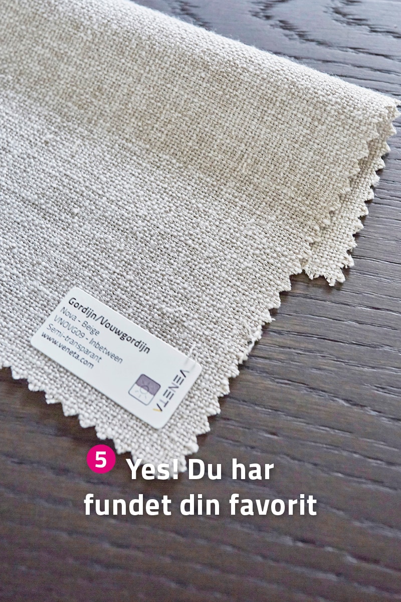 Trin 5 farveprøver