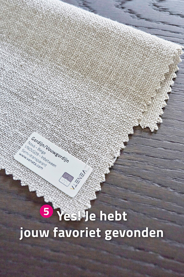 Stap 5 kleurstalen