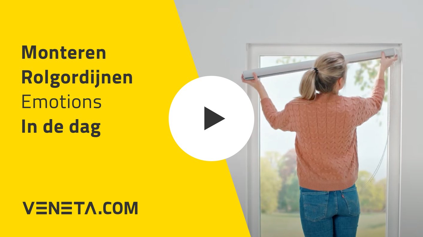Montagehandleiding rolgordijnen emotions in de dag