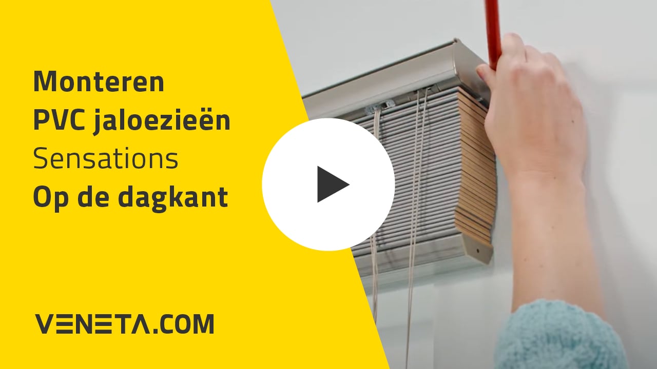 Montagehandleiding PVC jaloezieën sensations op de dag