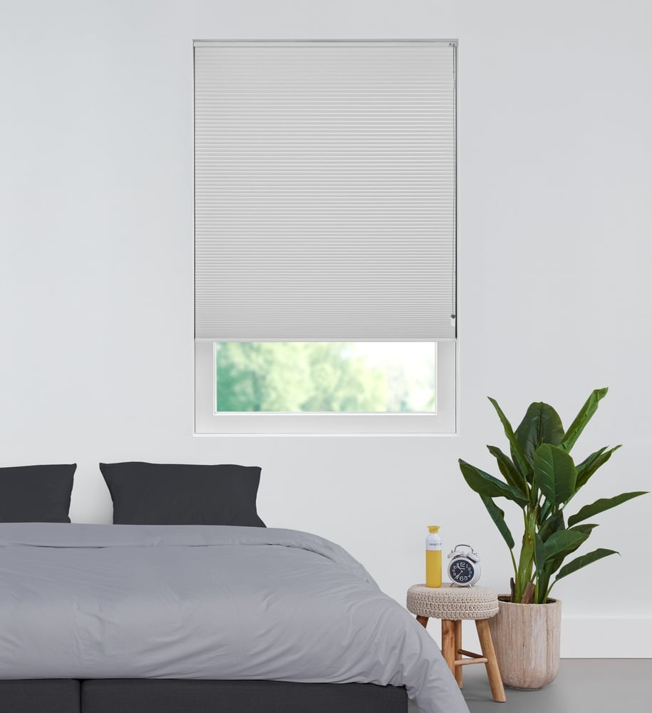 Luxury - Plisségardin - Light grey 7070