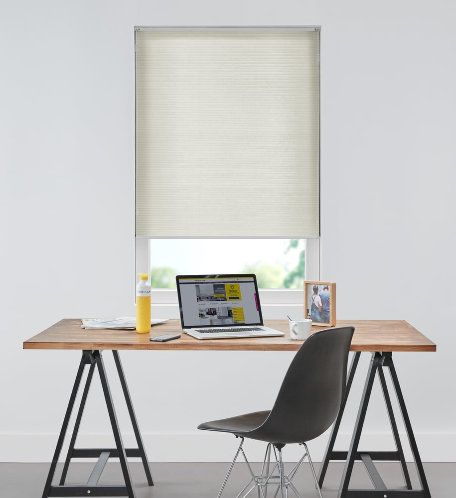 Basic - Plisségardin - Light Grey B5311