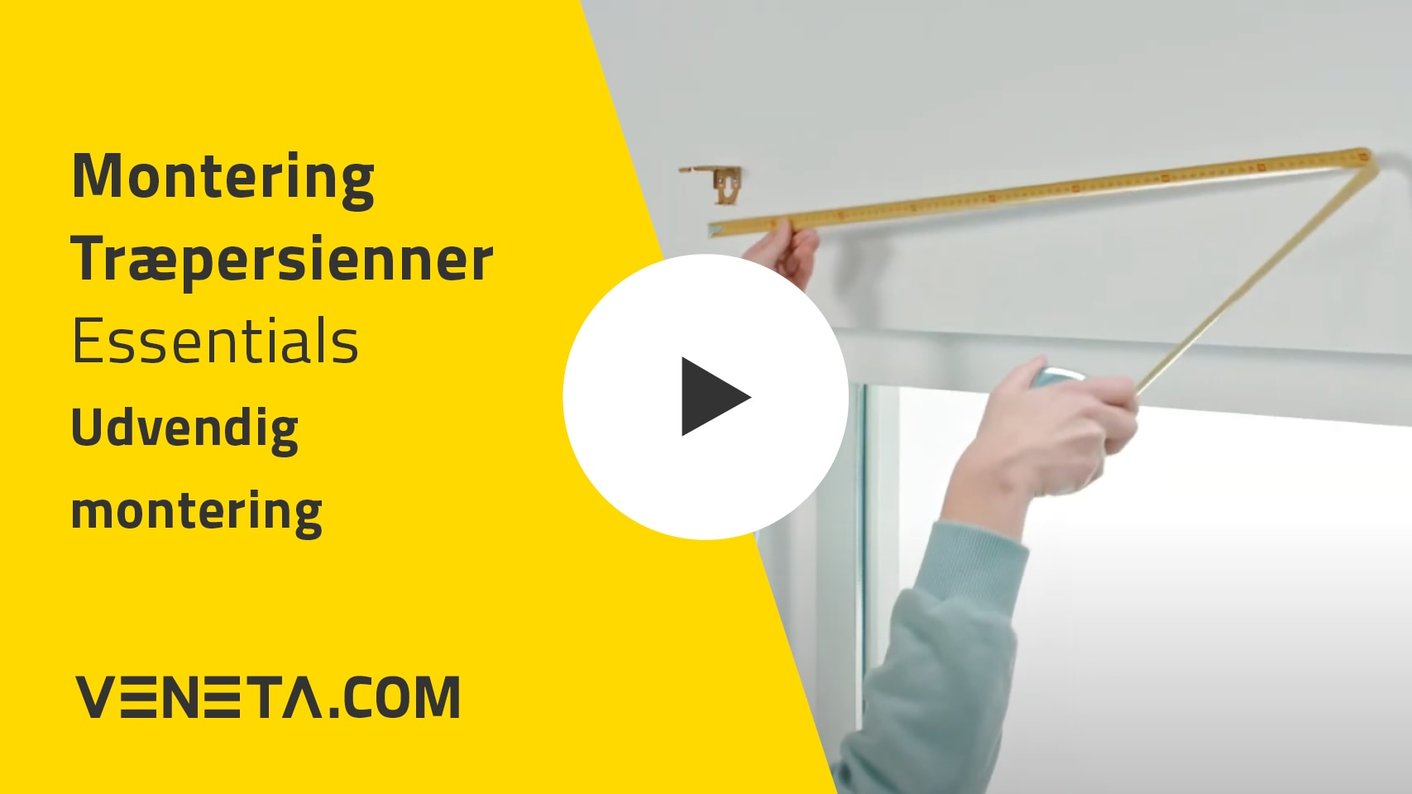 Monteringsvejledning Essentials – udvendig montering