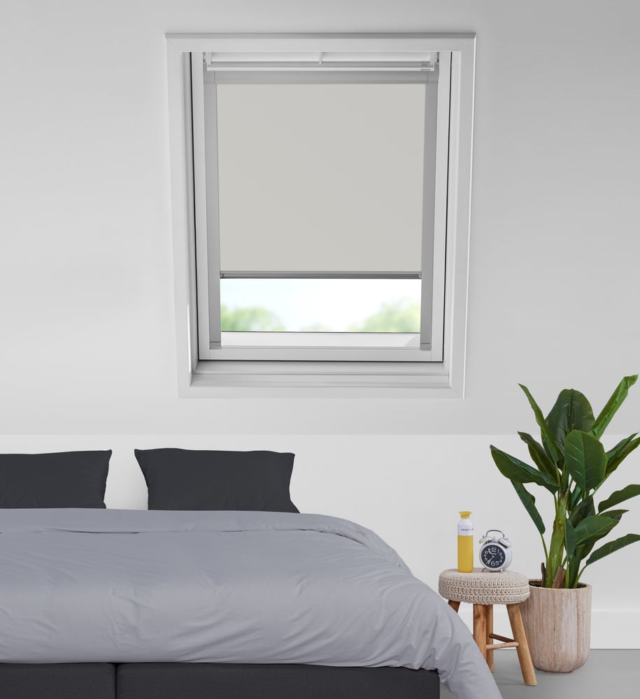 Tagvindue rullegardin til VELUX® - Off White VE649
