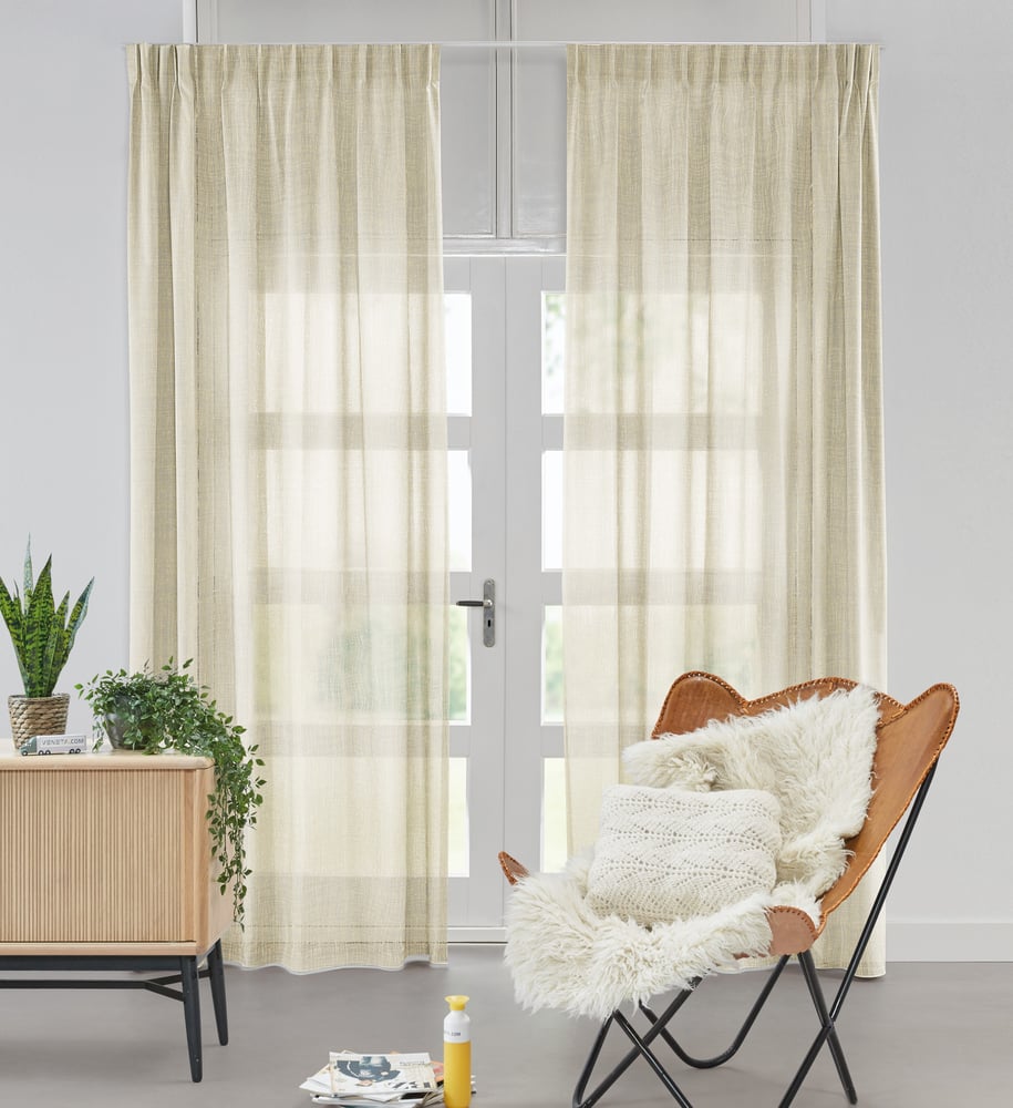 Transparent gardin - Noa Linnen VNOAG03