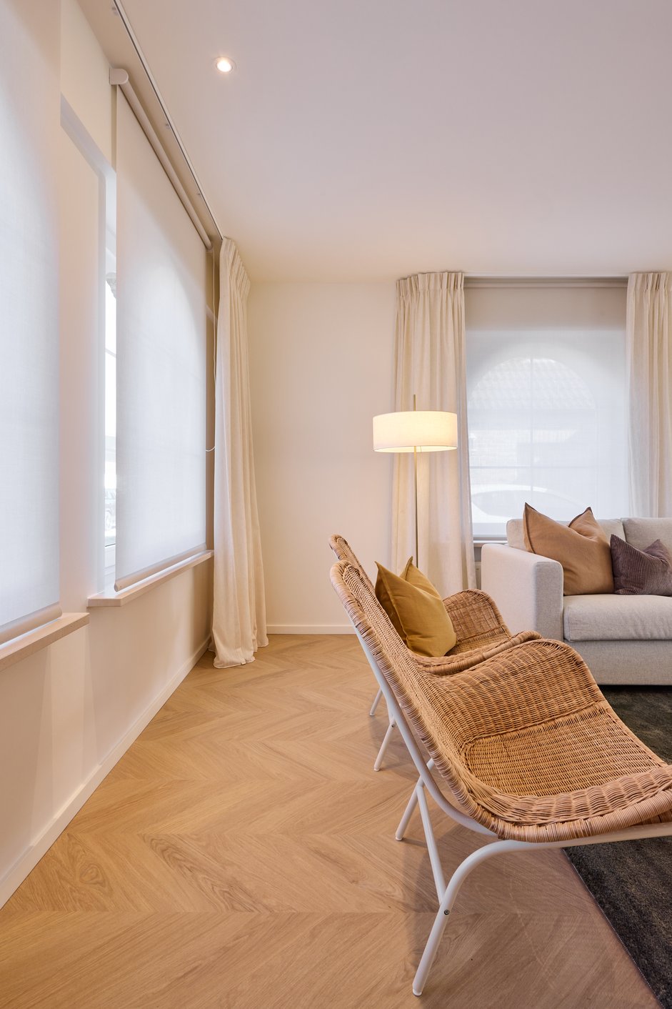 Voile in de woonkamer