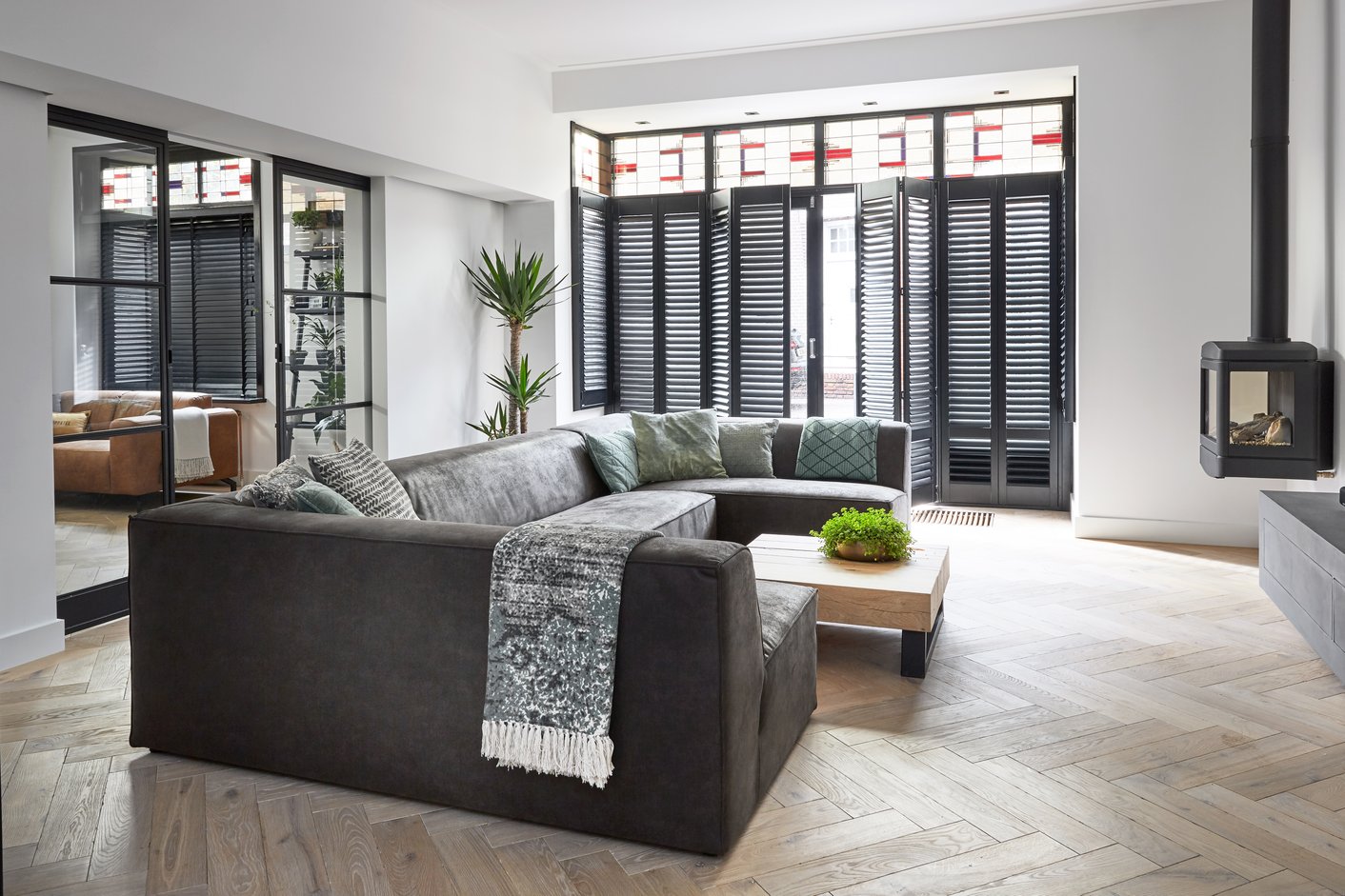 Shutters schuifpui op maat