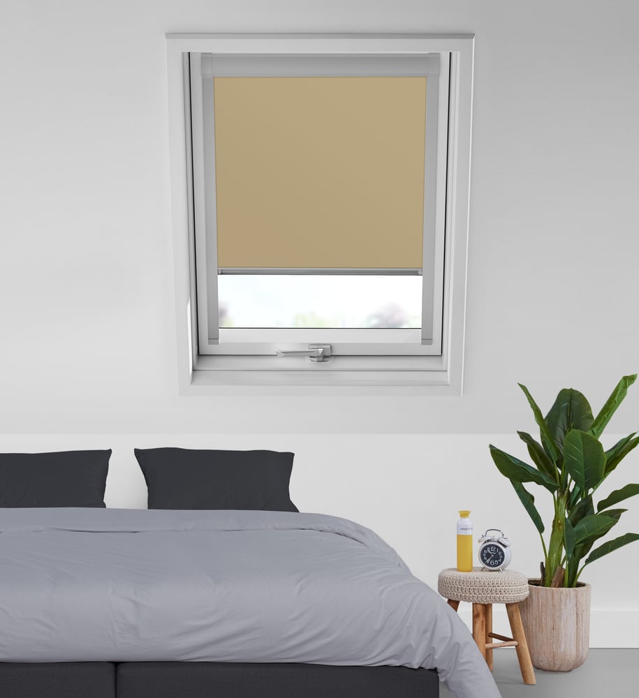 Tagvindue rullegardin til FAKRO® - Creme VE651