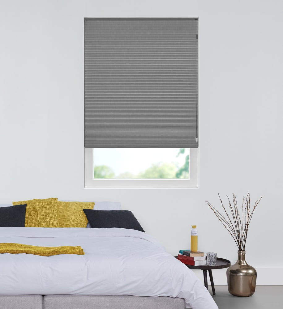 Luxury - Plisségardin - Anthracite 7072