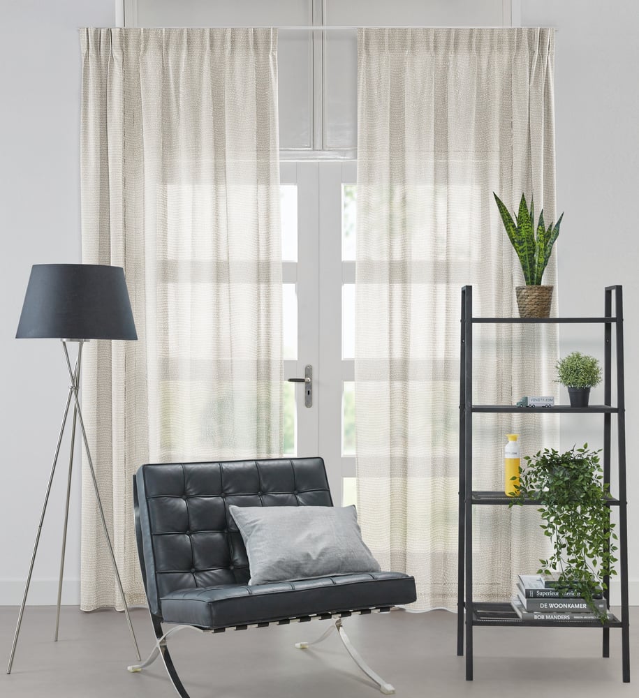 Transparent gardin - Cozy Linen 224970