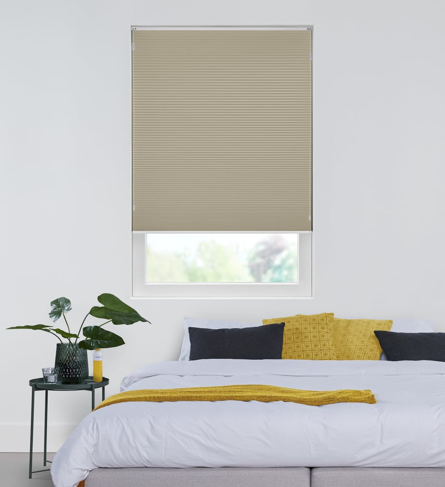 Basic - Plisségardin - Stone Grey B6304