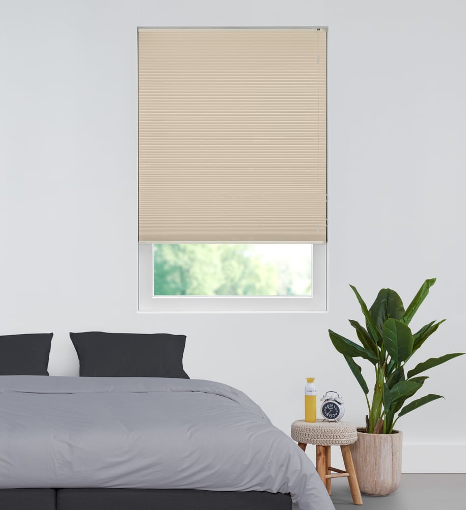 Plisségordijn Energy Top Down Op Maat - Whisper White - Veneta.com