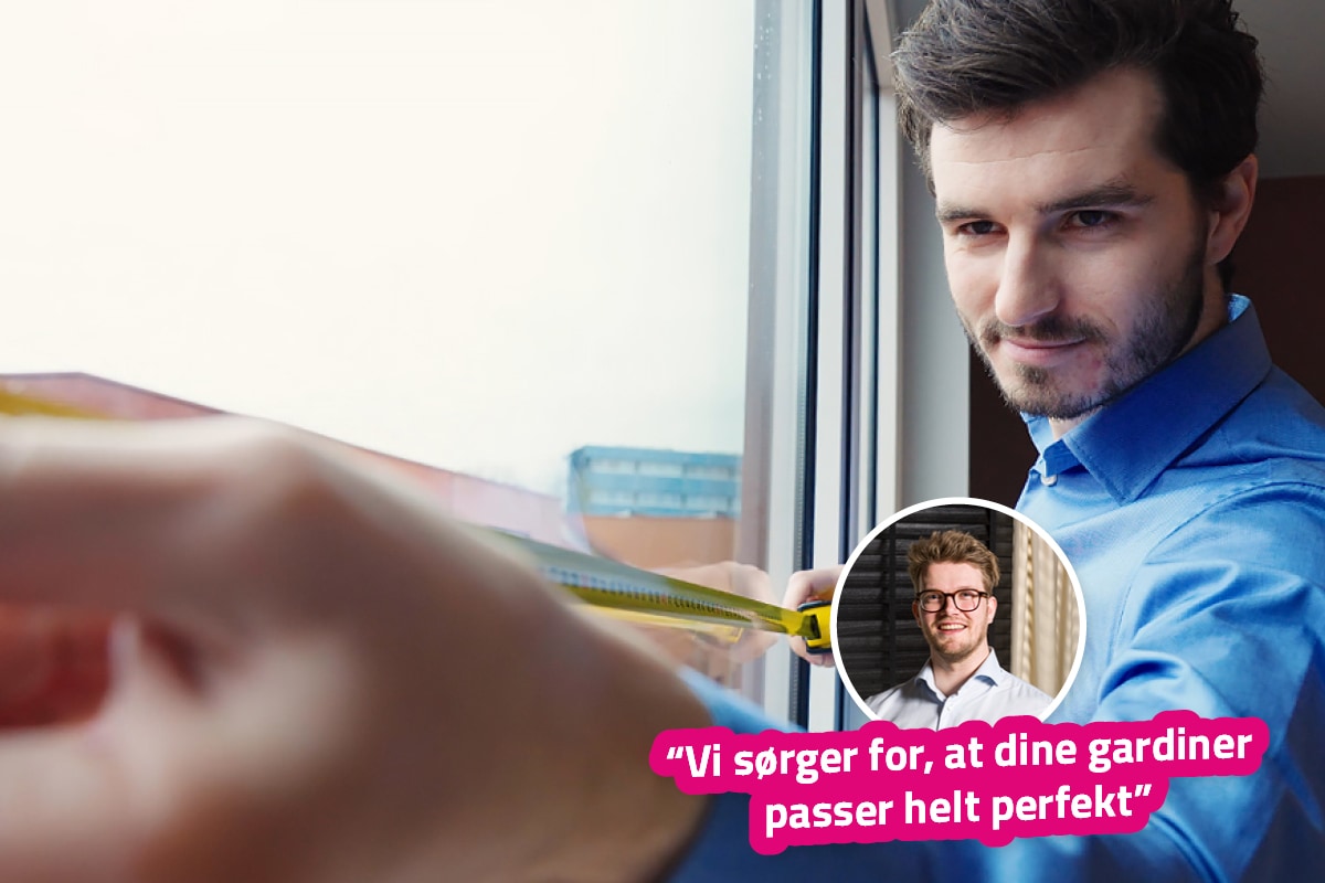 Opmåling af gardiner