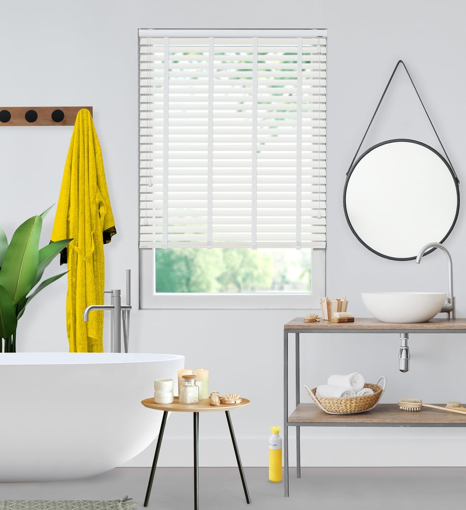 Sensations Deco - Houtlook jaloezie - Wit 6017D