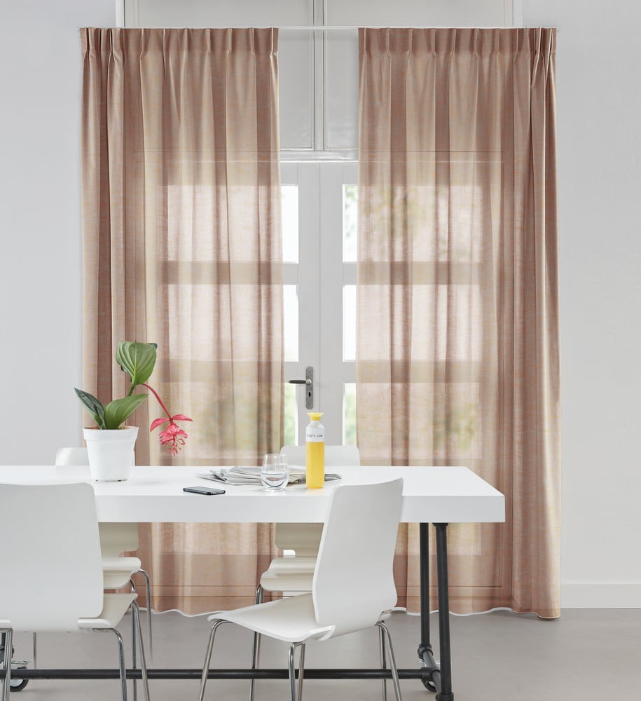 Transparent gardin - Dove Blush 223550