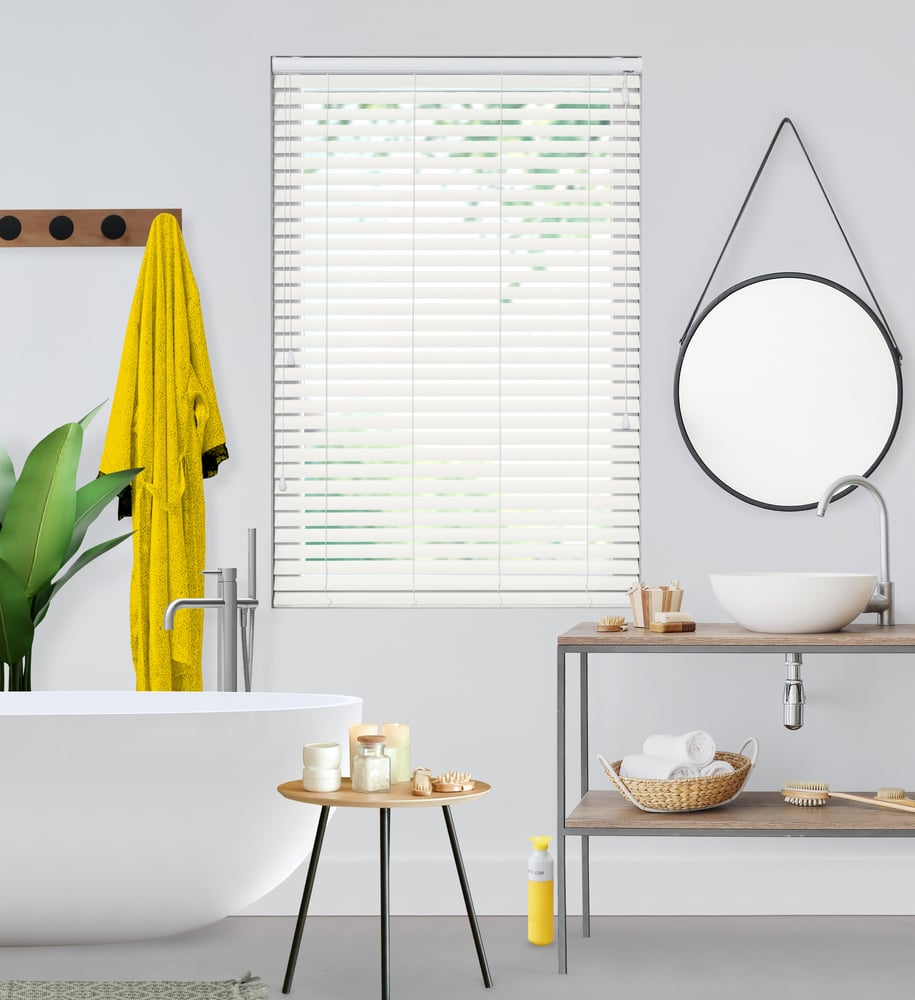 Sensations Deco - Houtlook jaloezie - Wit 6017D
