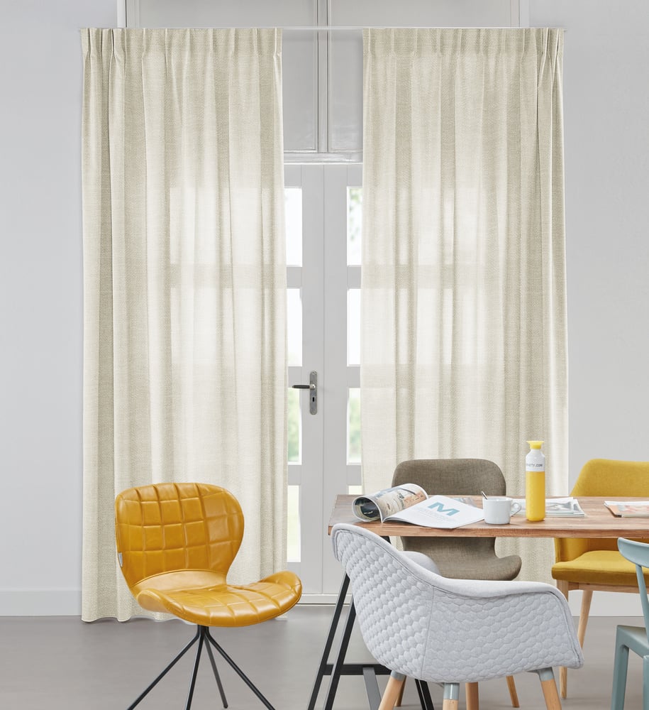 Semitransparent gardin - Nova Ecru VNOVG11