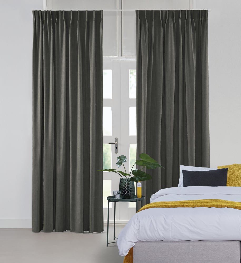 Lysdæmpende gardin - Shimmer Matt Anthracite 221504M