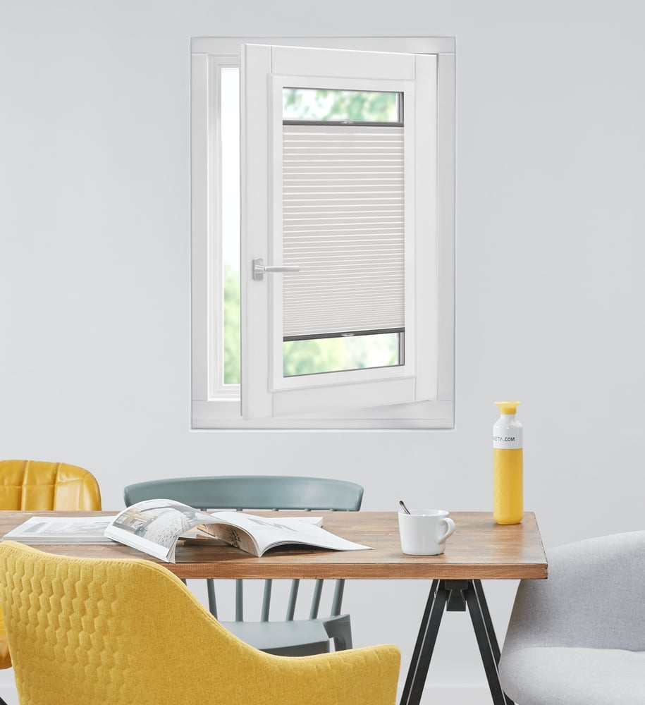 Luxury - Plisségardin - - Platinum One Tone 7079
