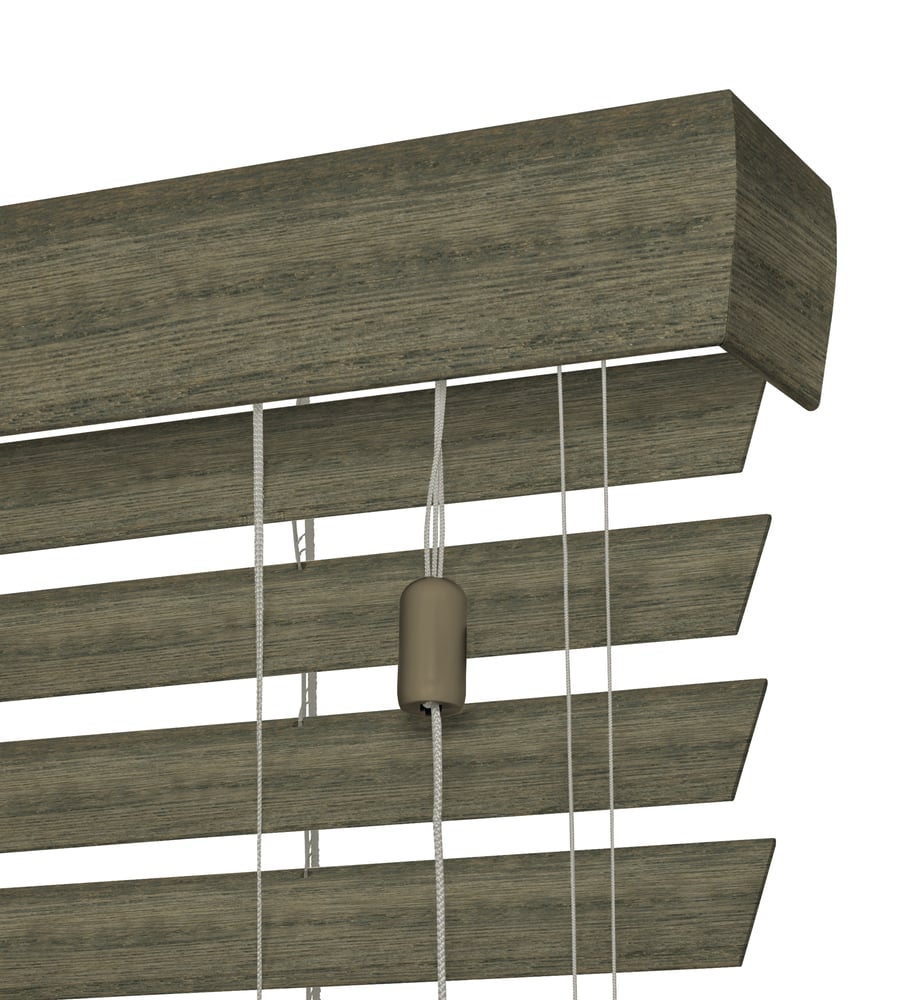 Houten Jaloezie Premium Natural Op Maat - Smoaked Oak ND1111