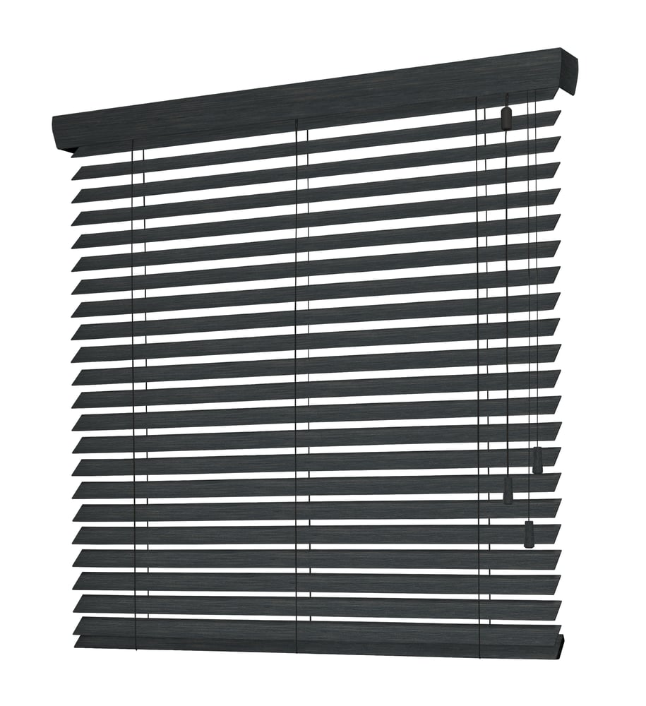 Houten Jaloezie Premium Natural Op Maat - Charcoal ND1203 - Veneta.com