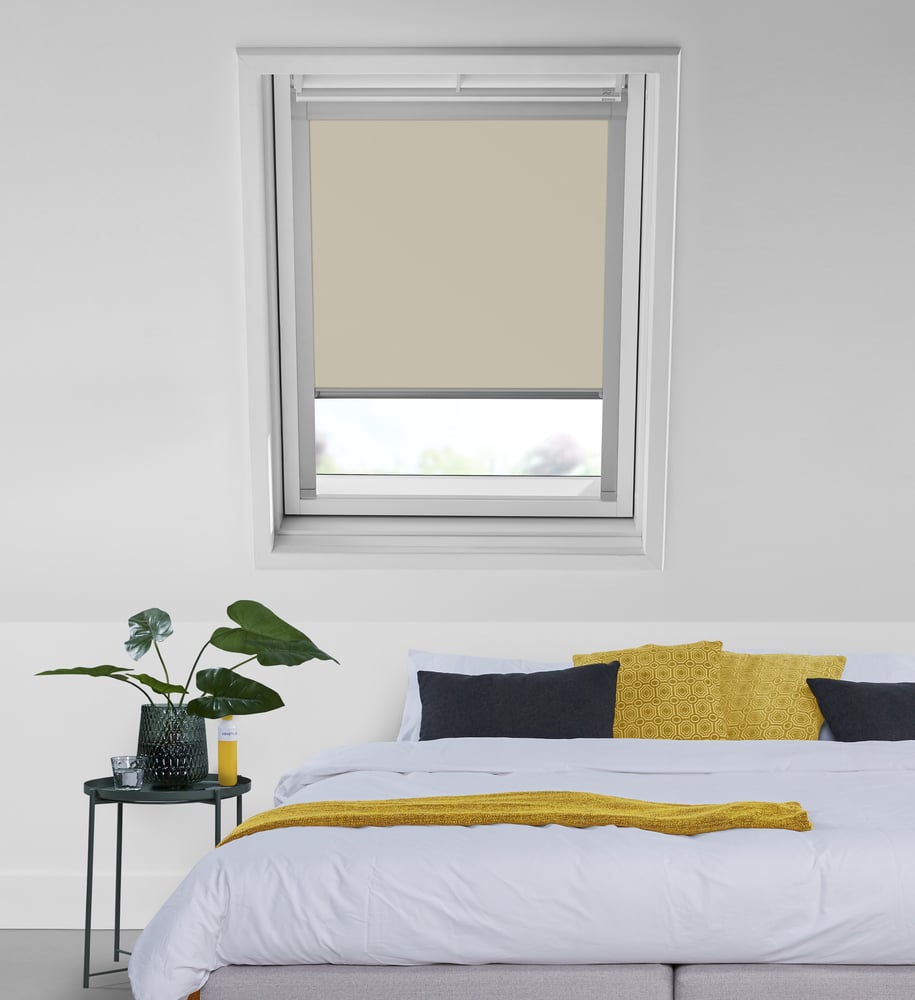 Tagvindue rullegardin til VELUX® - Beige VE10118