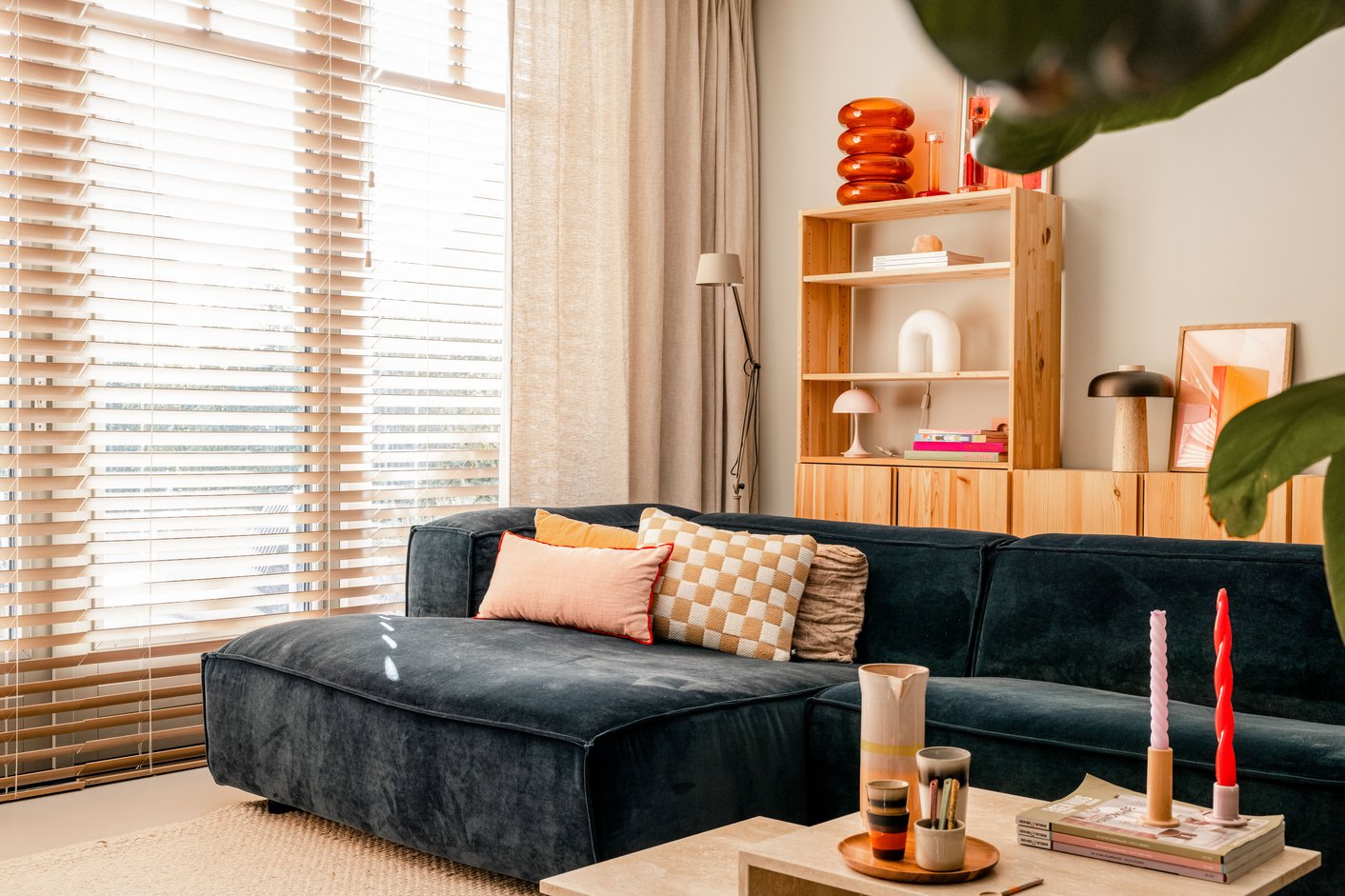 Kleurrijke huiskamer inspiratie