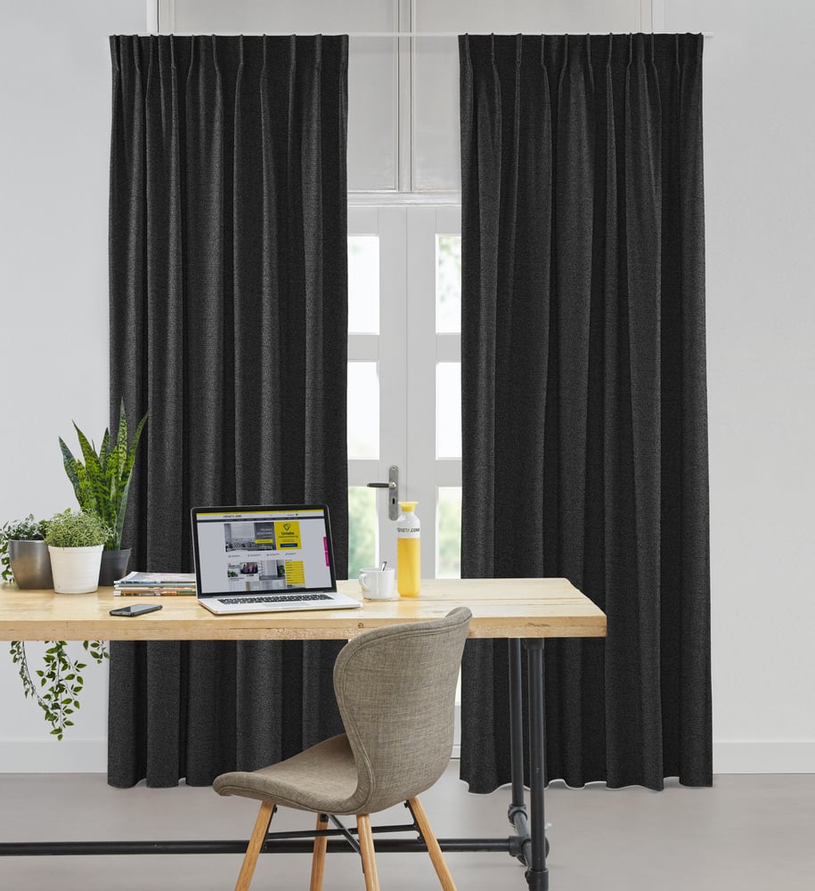 Lysdæmpende gardin - Coco Steel 223042