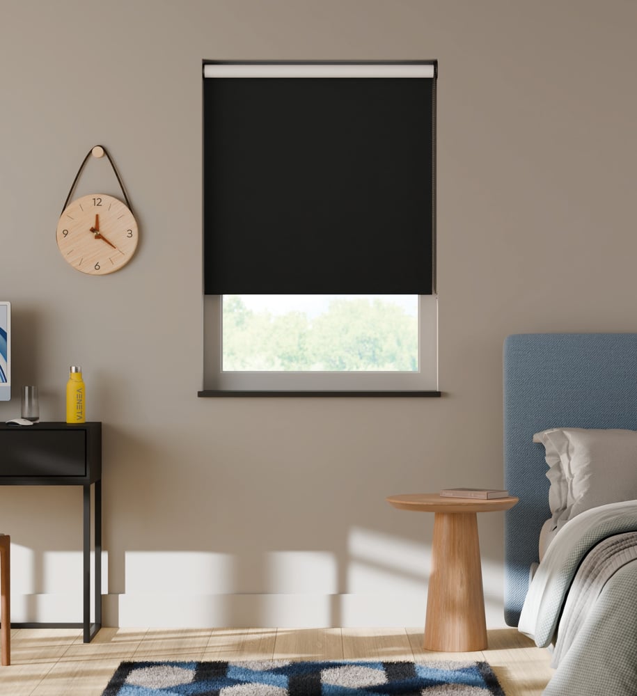 Premium - Rolgordijn - Black P5979