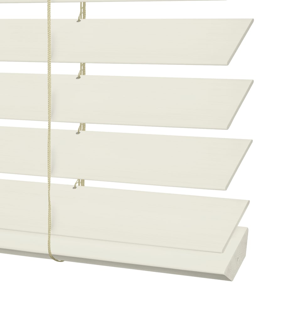 UMENO Houten Jaloezie Harmony Op Maat - Creme Wit - Veneta.com