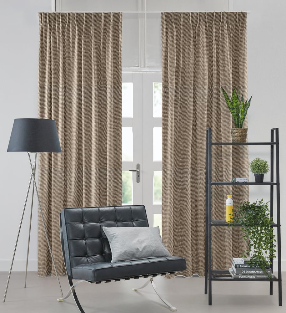 Lysdæmpende gardin - Madonna Beige Gloss VMADG17G