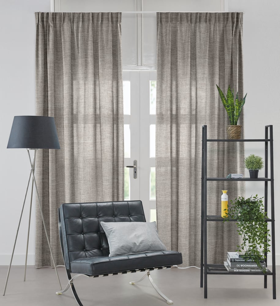 Semitransparent gardin - Maddison Day Taupe VMASDG28