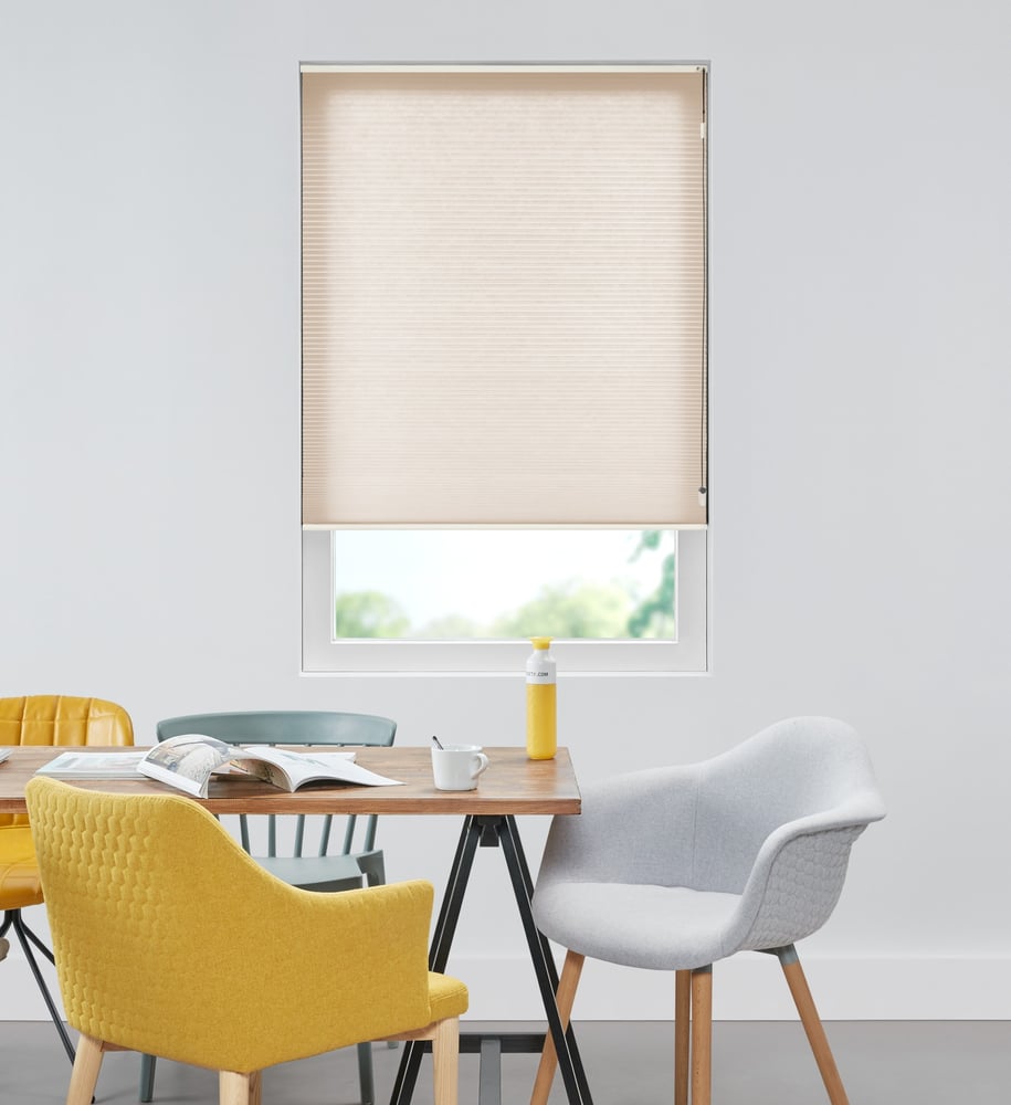 Luxury - Plisségardin - Nougat 7059