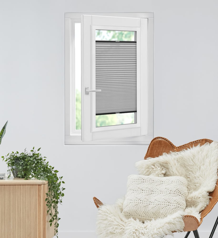 Luxury - Plisségordijn - Easyfix - Black 7063