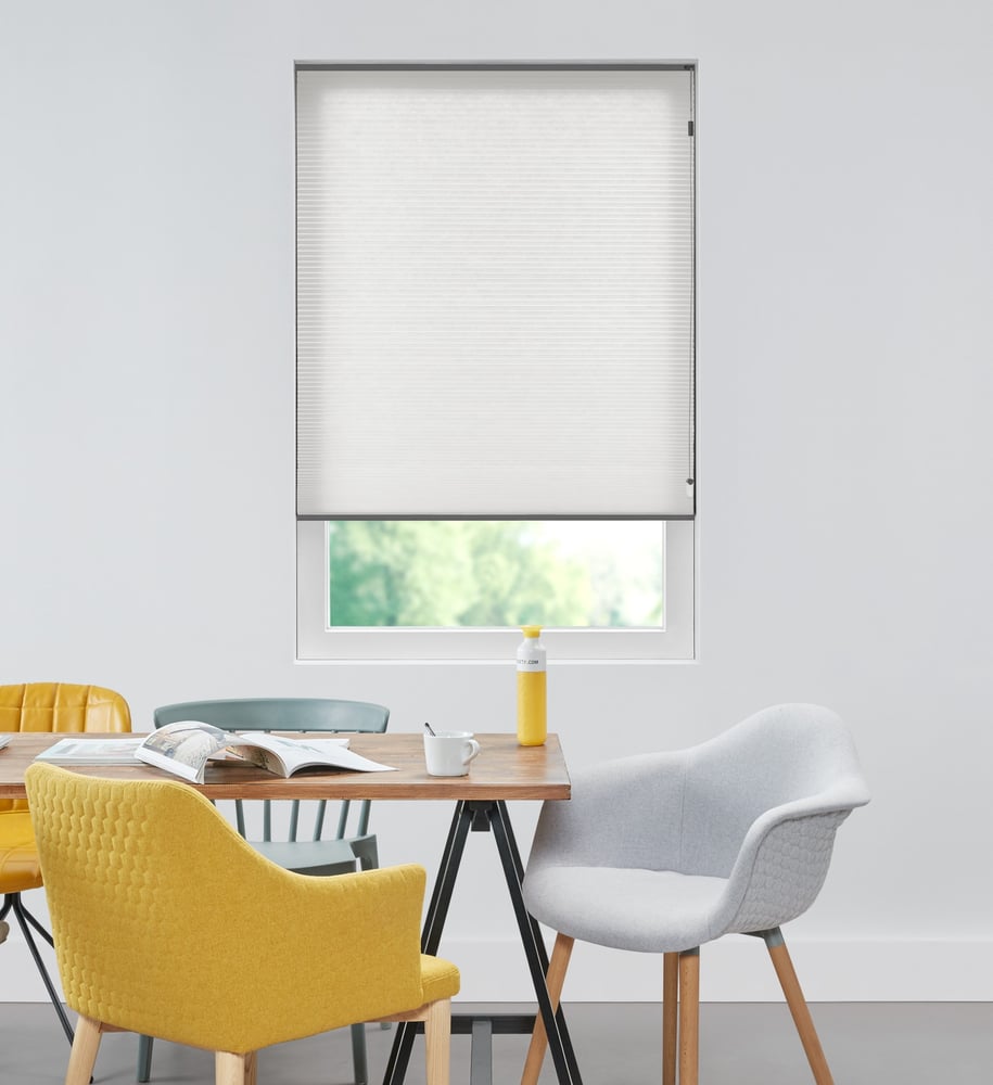 Luxury - Plisségardin - Platinum One Tone 7079