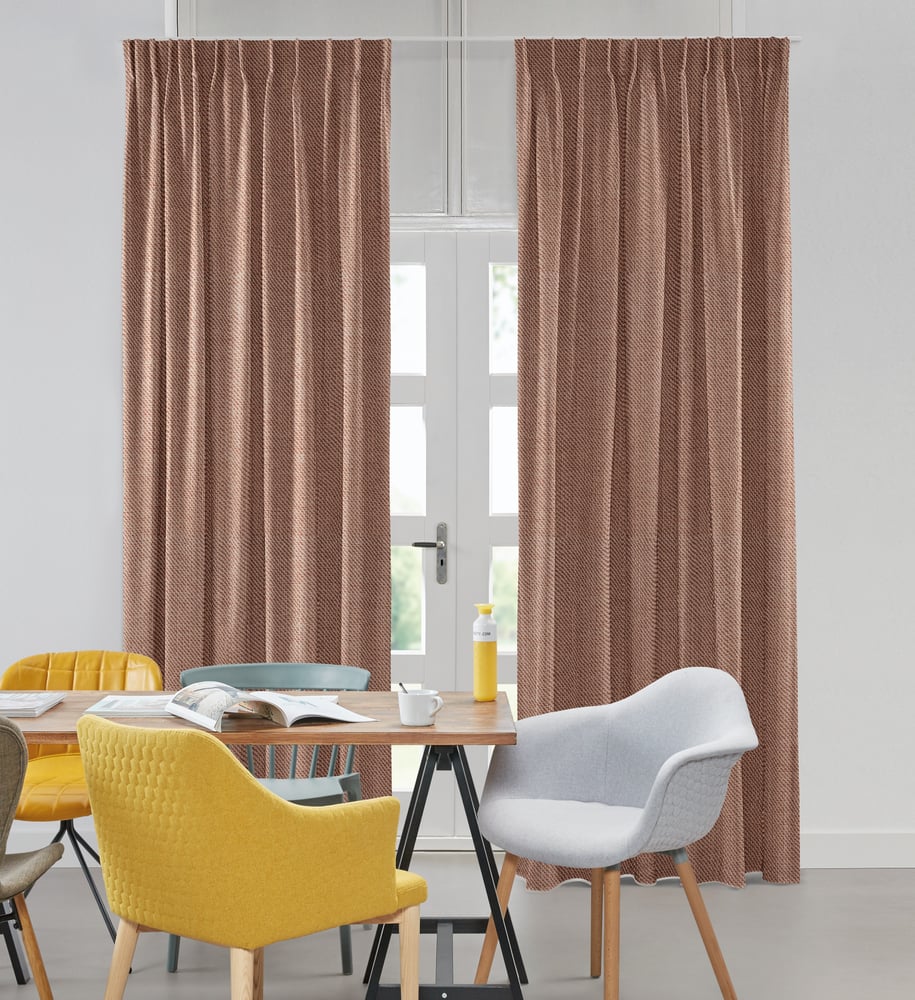 Lysdæmpende gardin - Madonna Altrosa Gloss VMADG01G