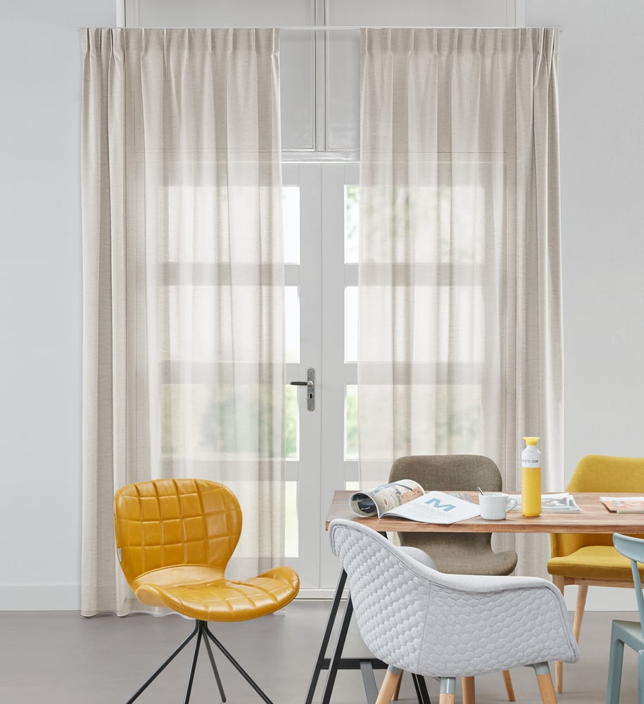 Transparent gardin - Milly Natural VMILG06