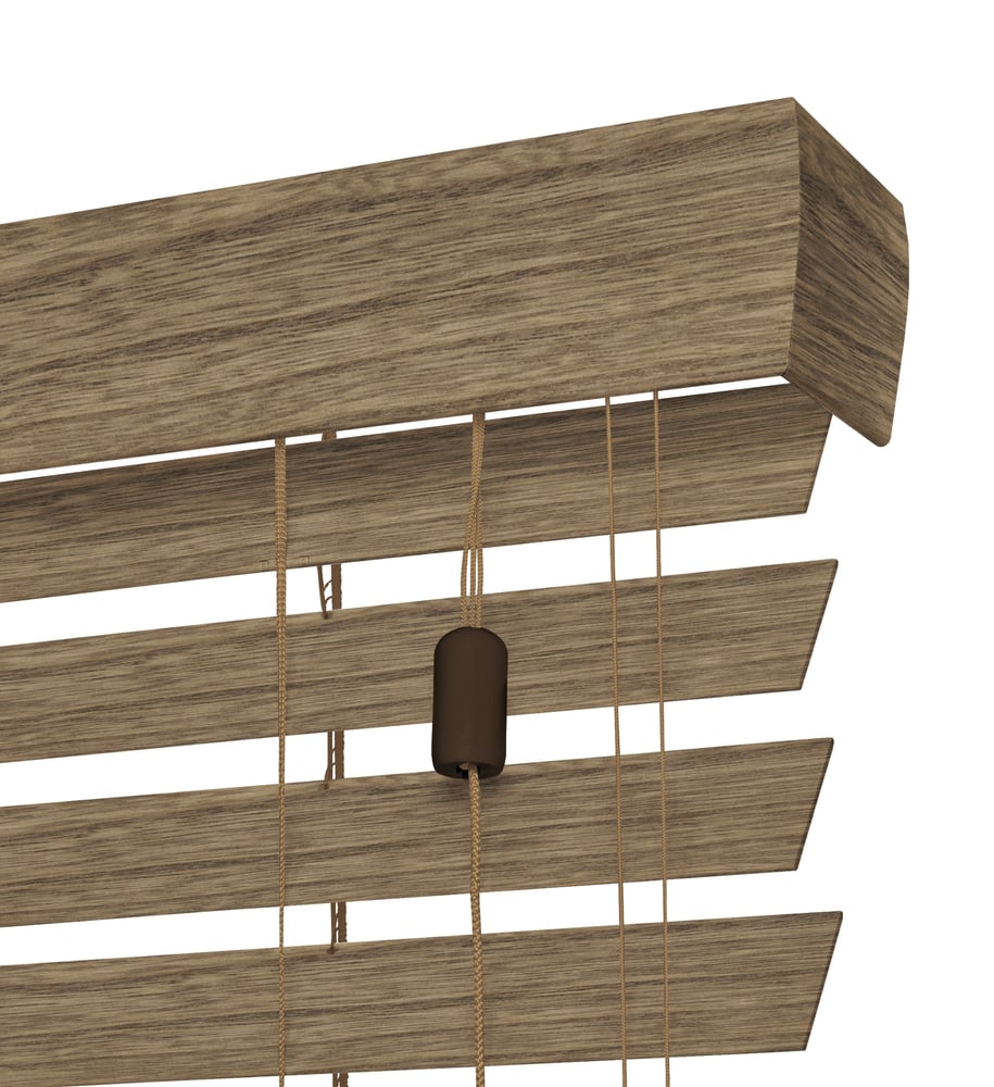 ノルジェ Houten Jaloezie Premium Natural Op Maat - Dark Oak ND1107 - Veneta.com