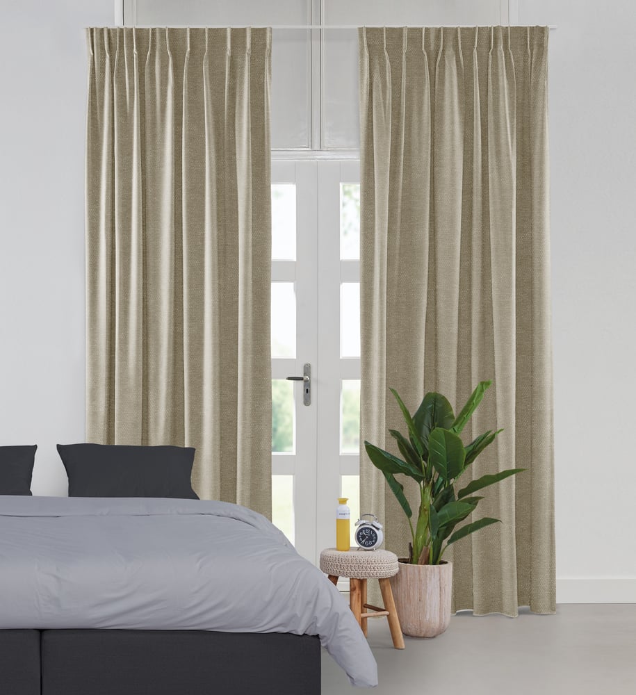 Lysdæmpende gardin - Melody Sand 222408