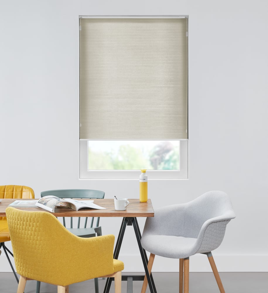 Basic - Plisségardin - Grey B5312
