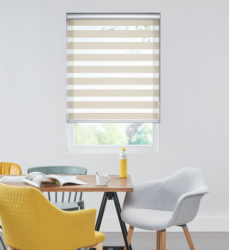 Slim Line - Duo-Rullegardin - Taupe SLVD38