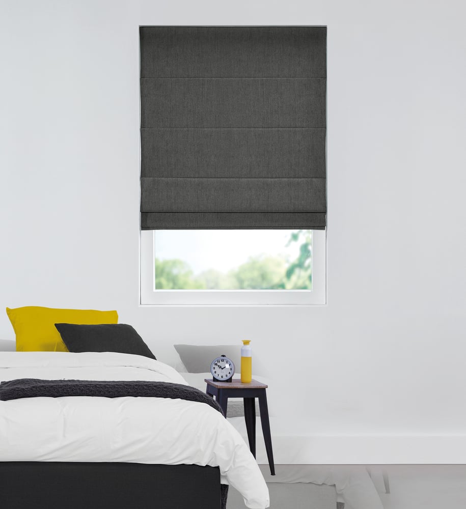 Foldegardin - Cloud Charcoal 224302